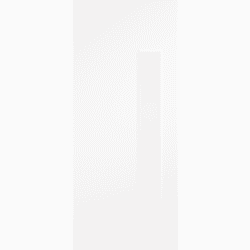 Flush White 18G Clear Glazed Fire Door