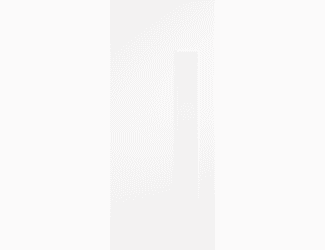 Flush White 18G Clear Glazed Fire Door