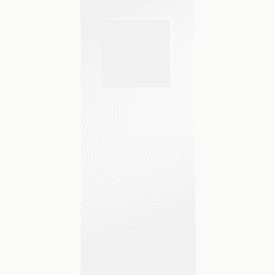 Flush White 1G Clear Glazed Fire Door