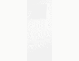Flush White 1G Clear Glazed Fire Door