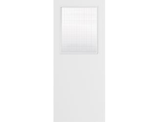 Architectural Paint Grade White 01 Georgian Wired Glazed Fire Door Blank