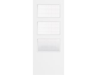 Architectural Paint Grade White 03 Georgian Wired Glazed Fire Door Blank