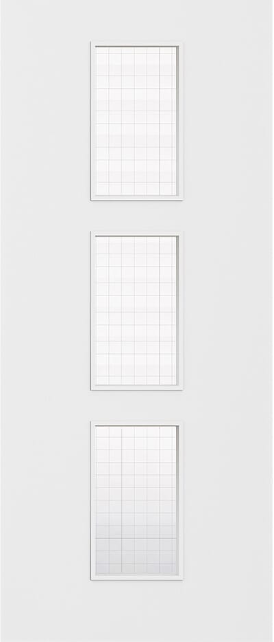 Architectural Paint Grade White 11 Georgian Wired Glazed Fire Door Blank