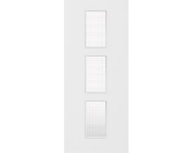 Architectural Paint Grade White 11 Georgian Wired Glazed Fire Door Blank