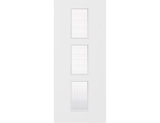 Architectural Paint Grade White 11 Georgian Wired Glazed Fire Door Blank