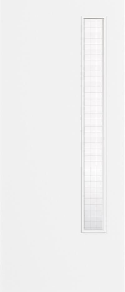 Architectural Paint Grade White 13 Georgian Wired Glazed Fire Door Blank