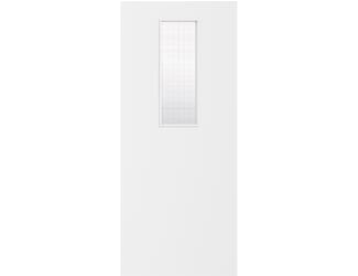 Architectural Paint Grade White 14 Georgian Wired Glazed Fire Door Blank