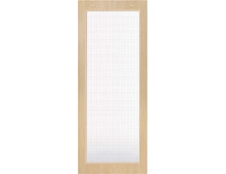 Architectural Ash 05 Georgian Wired Glazed - Prefinished Fire Door Blank