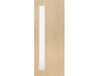 Architectural Ash 06 Georgian Wired Glazed - Prefinished Fire Door Blank