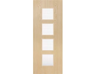 Architectural Ash 09 Georgian Wired Glazed - Prefinished Fire Door Blank