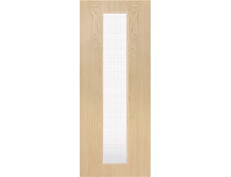 Architectural Ash 10 Georgian Wired Glazed - Prefinished Fire Door Blank