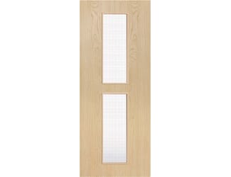 Architectural Ash 12 Georgian Wired Glazed - Prefinished Fire Door Blank