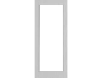 Architectural Light Grey Ash 05 Clear Glazed - Prefinished Fire Door Blank