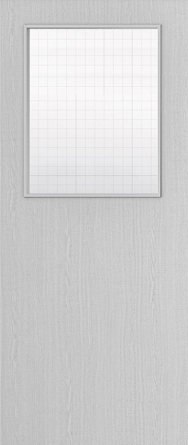 Architectural Light Grey Ash 01 Georgian Wired Glazed - Prefinished Fire Door Blank