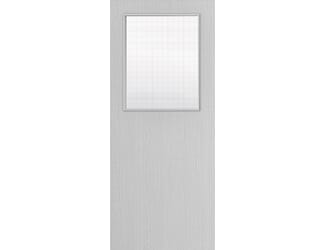 Architectural Light Grey Ash 01 Georgian Wired Glazed - Prefinished Fire Door Blank