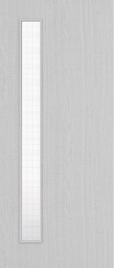 Architectural Light Grey Ash 06 Georgian Wired Glazed - Prefinished Fire Door Blank