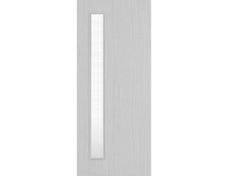 Architectural Light Grey Ash 06 Georgian Wired Glazed - Prefinished Fire Door Blank