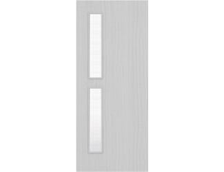 Architectural Light Grey Ash 07 Georgian Wired Glazed - Prefinished Fire Door Blank