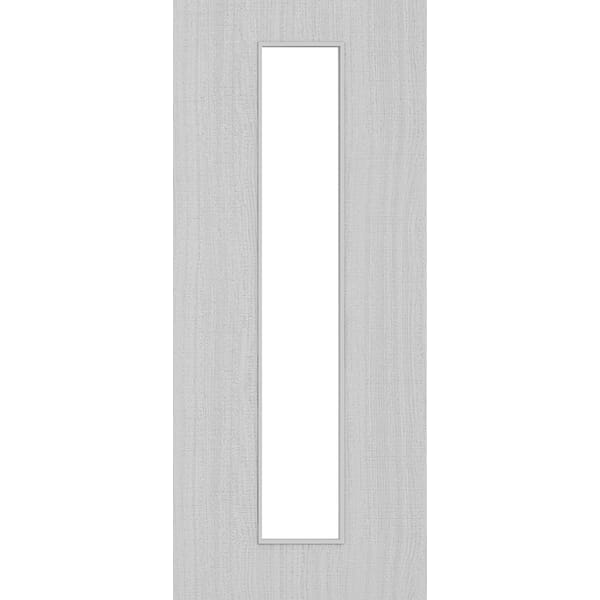 Grey Fire Panel 1981x838x44mm (33) Architectural Light Grey Ash 10 Frosted Glazed ...