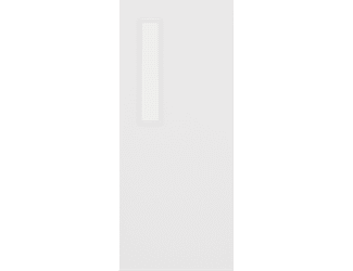 Architectural Paint Grade White 08 Clear Glazed FD60 Fire Door Blank