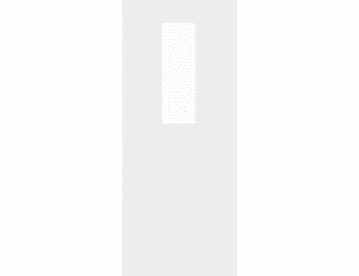 Architectural Paint Grade White 14 Clear Glazed FD60 Fire Door Blank