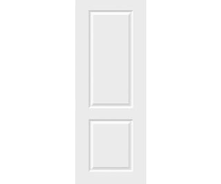White Smooth 2 Panel Fire Door