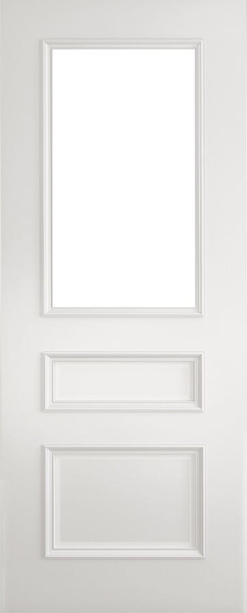 Windsor White Glazed Fire Door