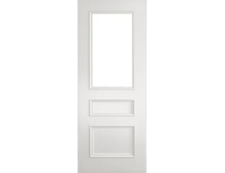 Windsor White Glazed Fire Door