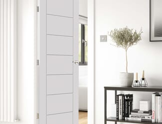 White Palomino Fire Door