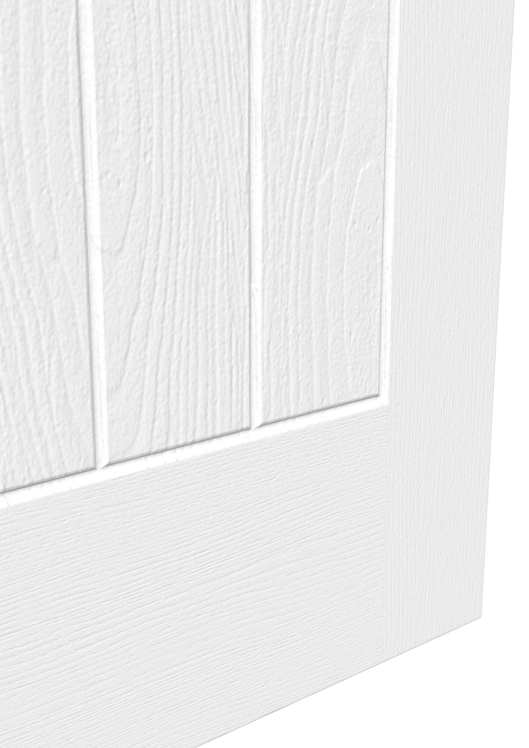 1981mm x 610mm x 44mm (24") White Grained Mexicano Fire Door