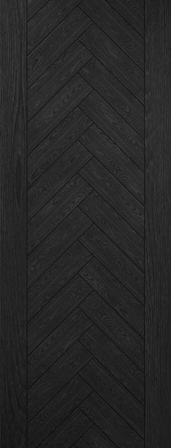 Fontaine Brushed Black Oak - Prefinished Fire Door
