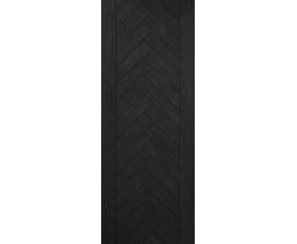 Fontaine Brushed Black Oak - Prefinished Fire Door
