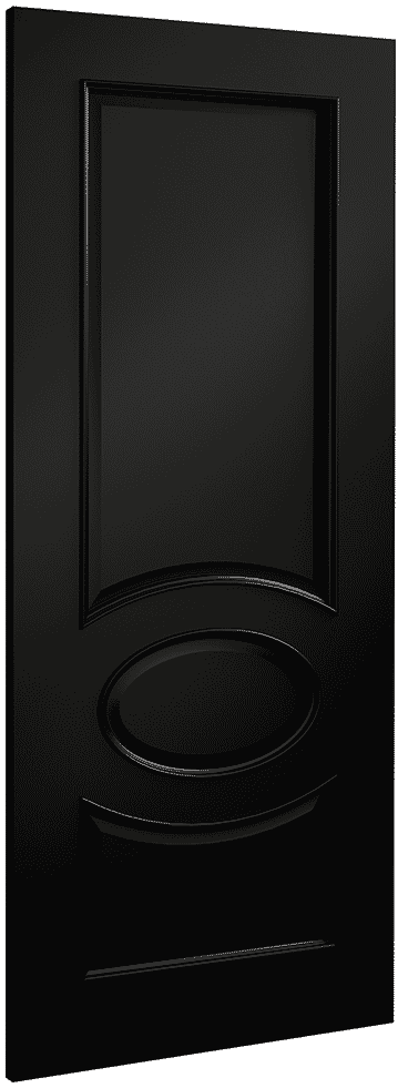 1981x686x44mm (27") Clarendon Black - Prefinished Fire Door