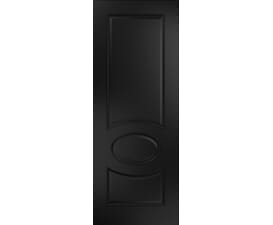 Clarendon Black - Prefinished Fire Door
