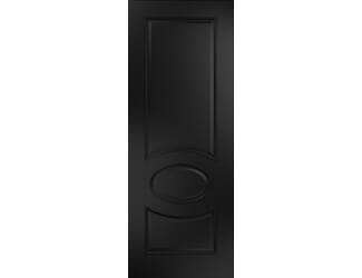 Clarendon Black - Prefinished Fire Door