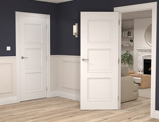 Trinity White Fire Door