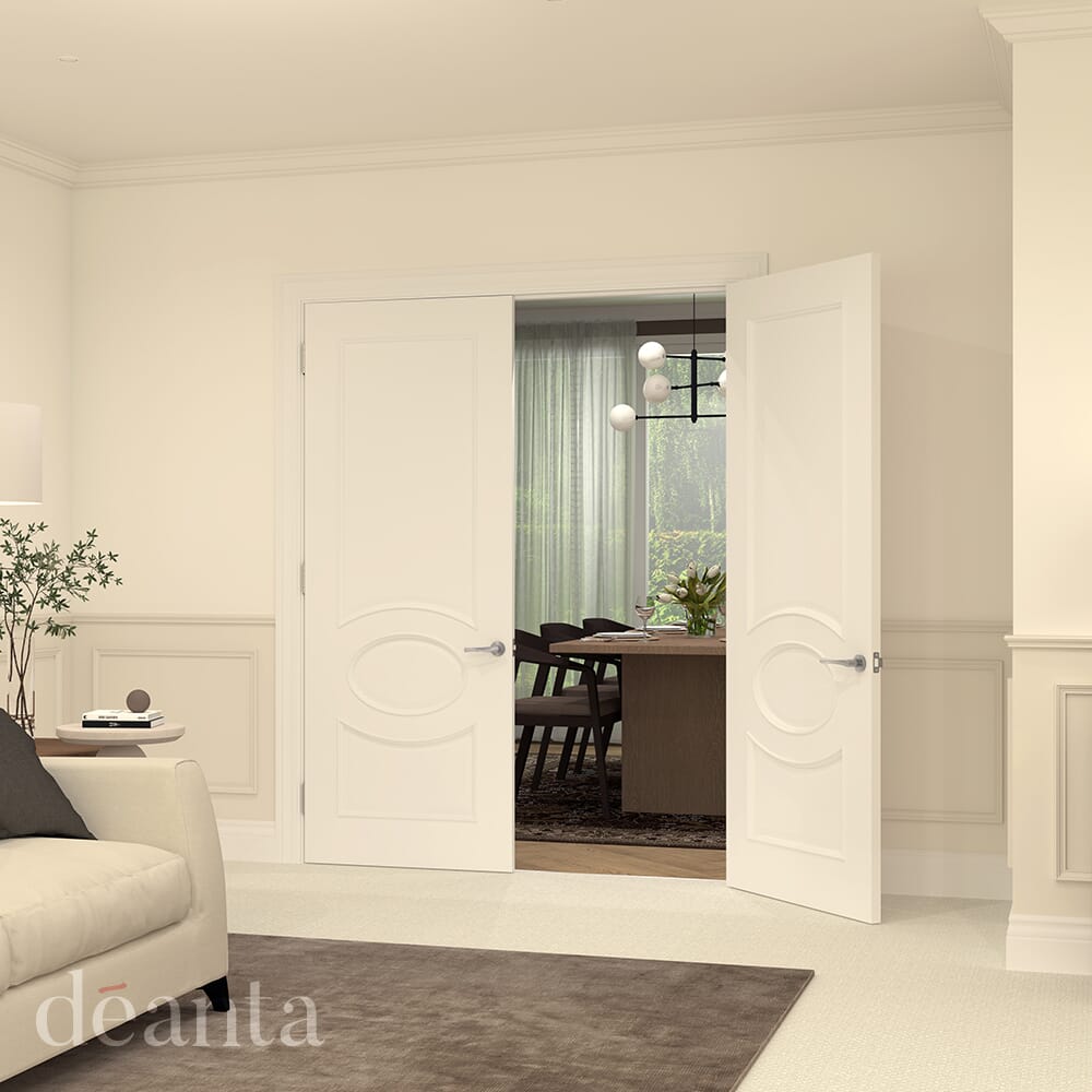 Clarendon White Fire Door