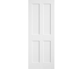 Ashford Smooth White Primed Moulded Fire Door