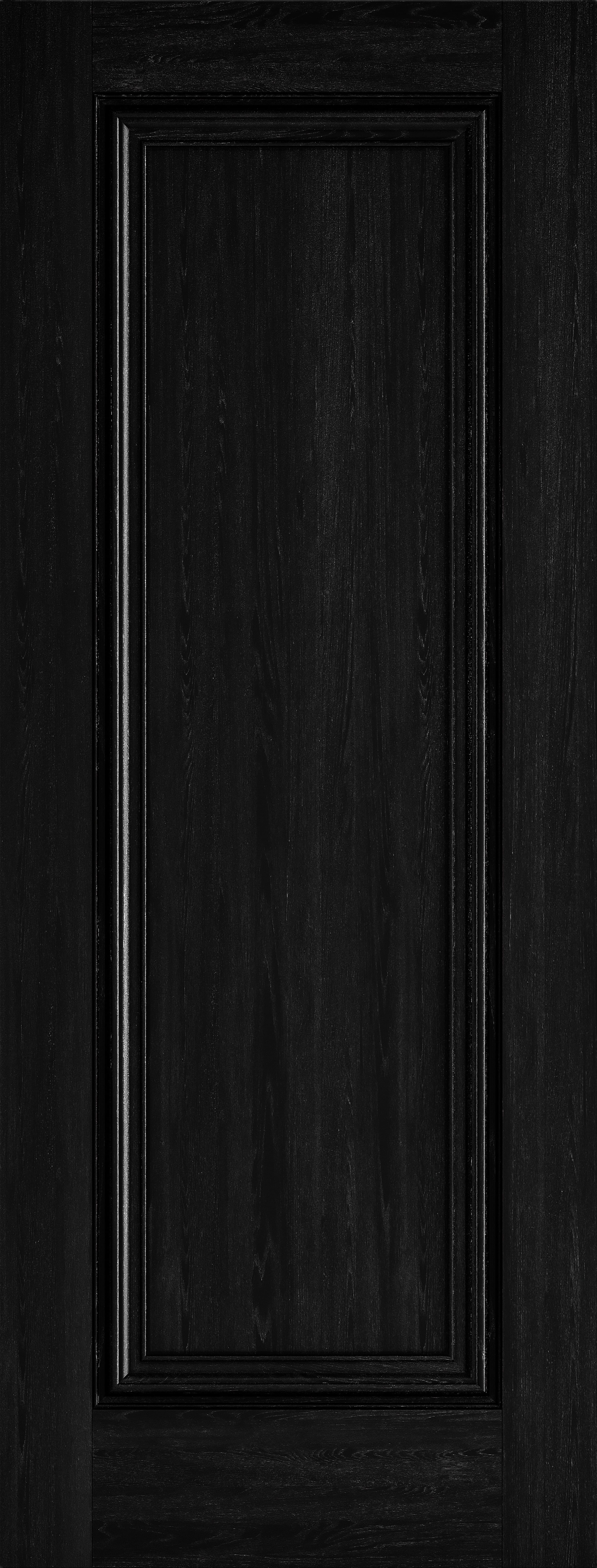 Haddon Black Laminate Fire Door