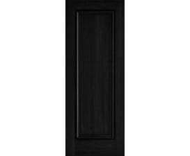 Haddon Black Laminate Fire Door
