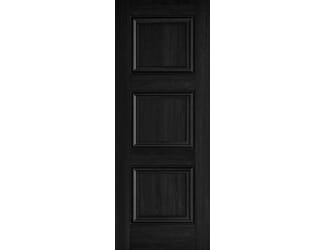 Kedleston Black Laminate Fire Door