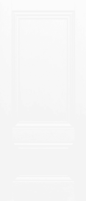 686x1981x44mm (27") Lyon 2 Panel White Laminate Fire Door
