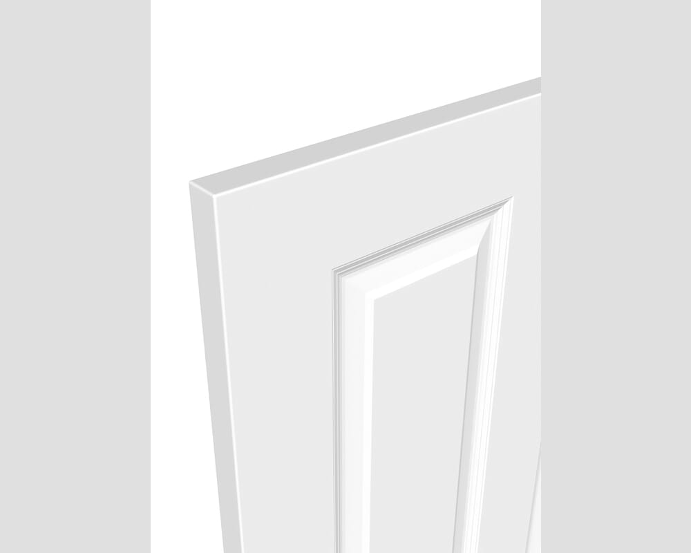 610x1981x44mm (24") White Smooth 4 Panel Fire Door