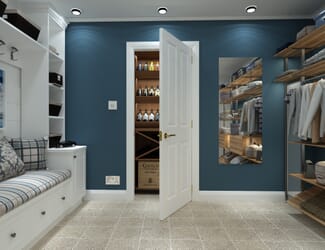 White Smooth 4 Panel Moulded Fire Door
