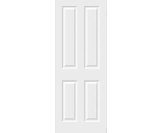 White Smooth 4 Panel Fire Door