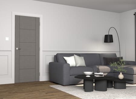 Iseo Grey Laminate Fire Door