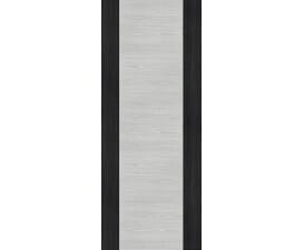 Deanta Architectural Flush Light Grey Ash with Dark Grey Edges - Prefinished Fire Door