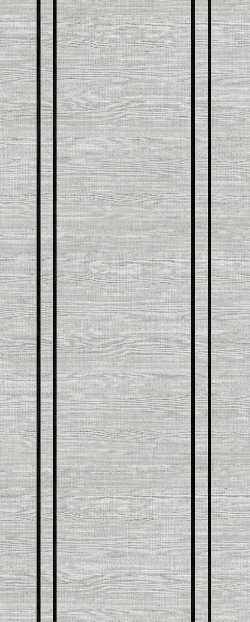 Architectural Flush Light Grey Ash with Vertical Inlay - Prefinished Fire Door Blank