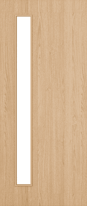 Architectural Oak 06 Clear Glazed - Prefinished FD30 Fire Door Set