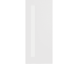 Architectural Paint Grade White 06 Frosted Glazed FD30 Fire Door Set